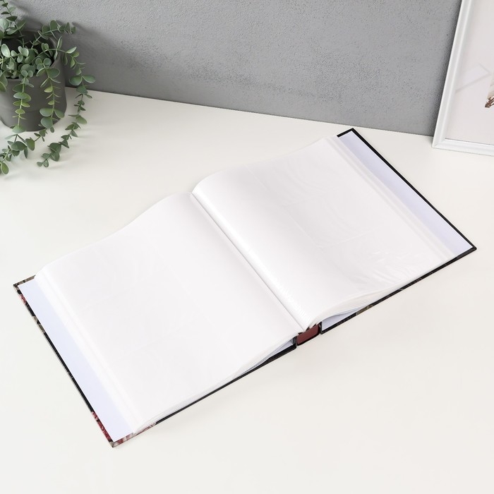 Фотоальбом на 500 фото 10х15 см Фотоальбом на 500 фото 10х15 см "Мандала с пионами" в коробке 5,5х30х33,5 см