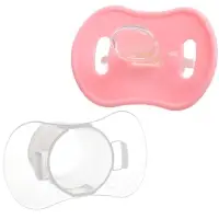 Пустышка ортодонтическая, с колпачком, от 3 мес., МИКС