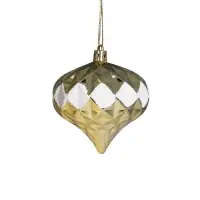 Ёлочные игрушки &laquo;Льдинки&raquo;, новогодние, набор 19 шт., бело-золотой