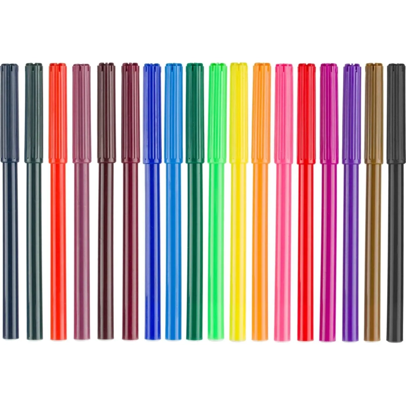 Фломастеры&nbsp;Отличник 18цв., вентилир., смыв., блист. упак