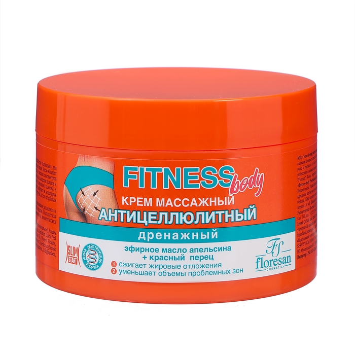 Крем-массажный Floresan, антицеллюлитный, дренажный, 500 мл Крем-массажный Floresan, антицеллюлитный, дренажный, 500 мл