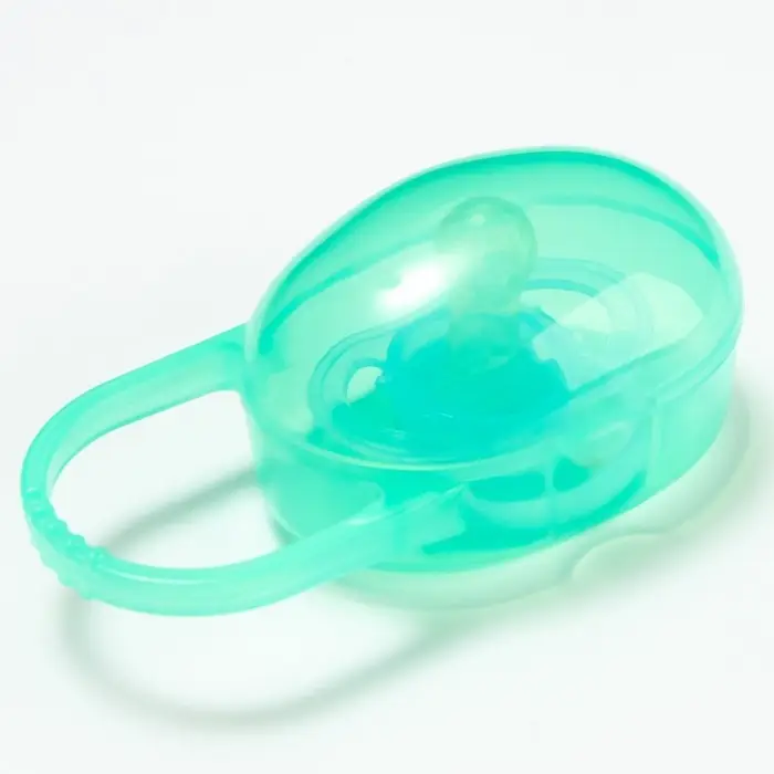 Контейнер для хранения и стерилизации детских сосок и пустышек, цвет зеленый Контейнер для хранения и стерилизации детских сосок и пустышек, цвет зеленый