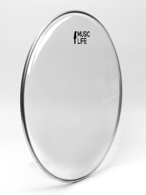 Пластик для барабана Music Life 14 дюймов, прозрачный