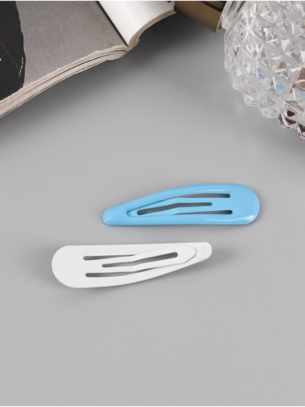 Невидимка для волос "Флора" (набор 8 шт) цветы узоры, 5 см, микс