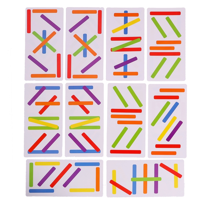 Развивающий набор «Разложи палочки» Развивающий набор «Разложи палочки»