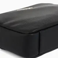 Сумка женская кросс-боди TEXTURA на молнии, 20&times;7&times;15 см, чёрная