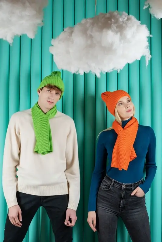 Шапка Yong, оранжевая (апельсин) Шапка Yong, оранжевая (апельсин)