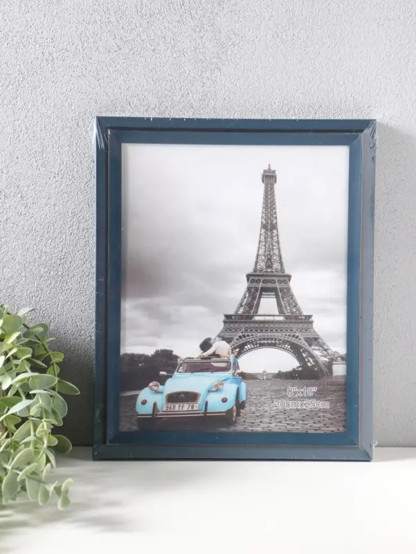 Фоторамка пластик 20х25 см "Остин" иссиня-чёрный 23,5х18,5х1,5 см