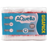 Палочки ватные AQUELLA п/э КК/42 500 шт/уп