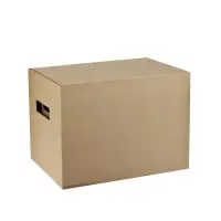 Коробка с крышкой 250&times;340&times;260 мм, Calligrata, микрогофрокартон, коричневый