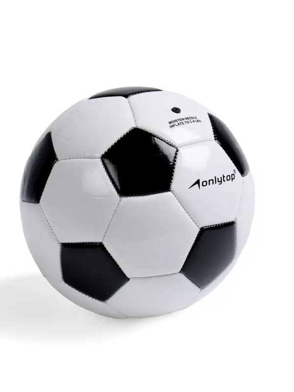 Футбольный мяч ONLYTOP, машинная сшивка, 32 панели, р. 4, PVC