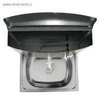 Умывальник TUNDRA, с ЭВН, нержавеющая мойка, 1250 Вт, 17 л, серебристый