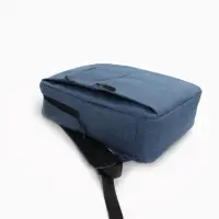 Рюкзак городской на молнии, с карманами, отделом для ноутбука, USB портом, 30&times;12&times;43 см, синий