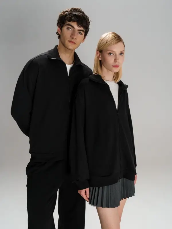 Толстовка унисекс Neofit, черная, размер XS/S Толстовка унисекс Neofit, черная, размер XS/S