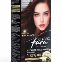Краска для волос Fara Classic, тон 506А, молочный шоколад, 160 г