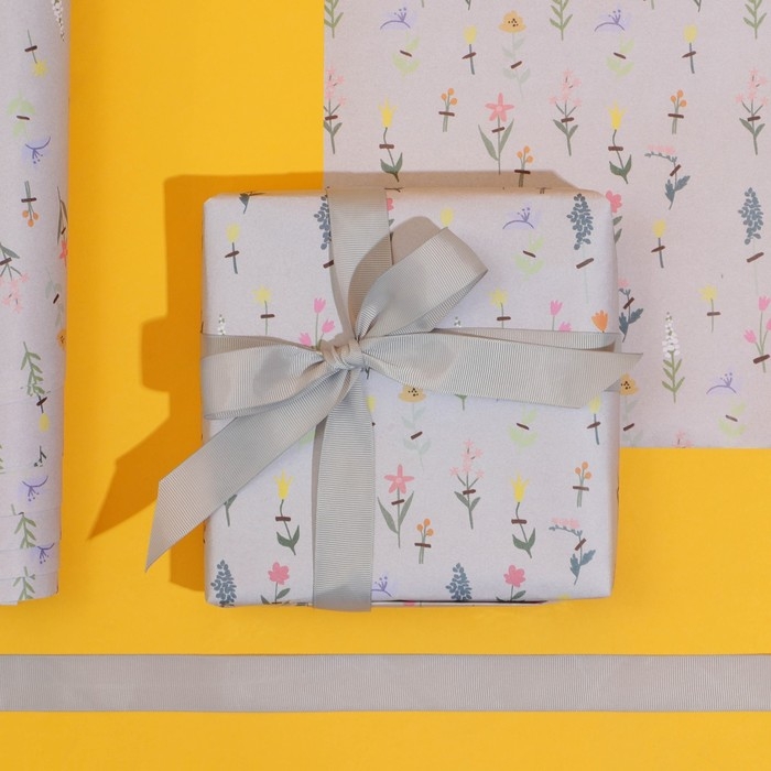 Лента репсовая, 25 мм, 23 ± 1 м, цвет светло-серый №3 Лента репсовая, 25 мм, 23 ± 1 м, цвет светло-серый №3