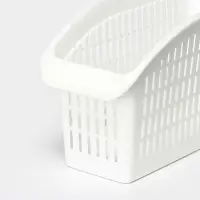 Корзина для хранения IDEA, пластик, 29&times;13&times;17 см, белая