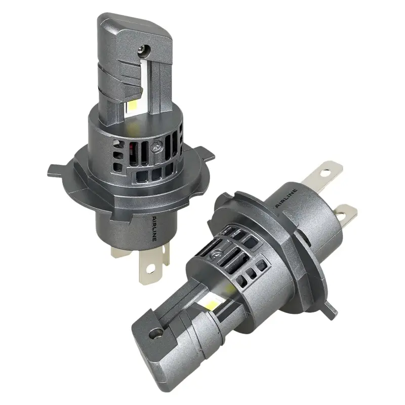 Лампа светодиод. H4 COMPACT, 23Вт, 5200Лм (2600Лм x 2), 6500К, 12В, кмпл. 2 шт.