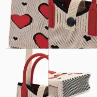 Сумка подр Сердца, 12*4*17, отд на кнопке, дл ремень, белый Сумка подр Сердца, 12*4*17, отд на кнопке, дл ремень, белый