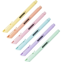 Набор маркеров кисть Kores PastelStyle 6 пастельн цв в прозр пласт кор21462