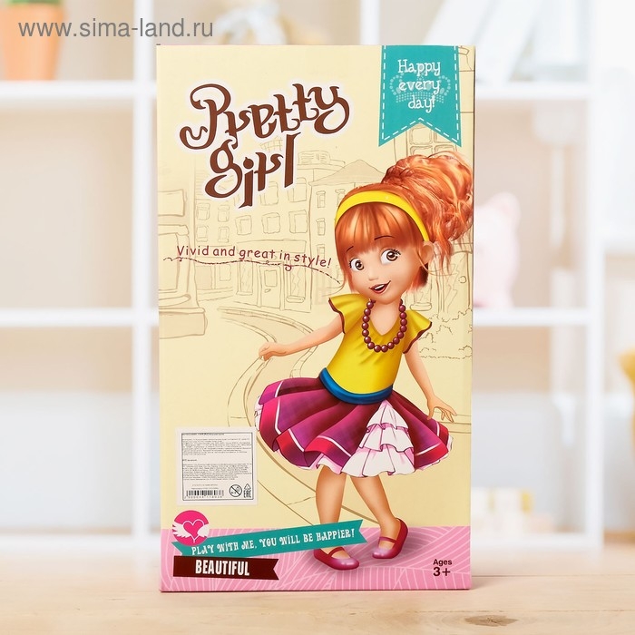 Кукла классическая «Наташа» в платье, с аксессуарами, МИКС Кукла классическая «Наташа» в платье, с аксессуарами, МИКС