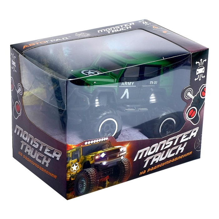 Джип радиоуправляемый «Армия», работает от батареек Джип радиоуправляемый «Армия», работает от батареек