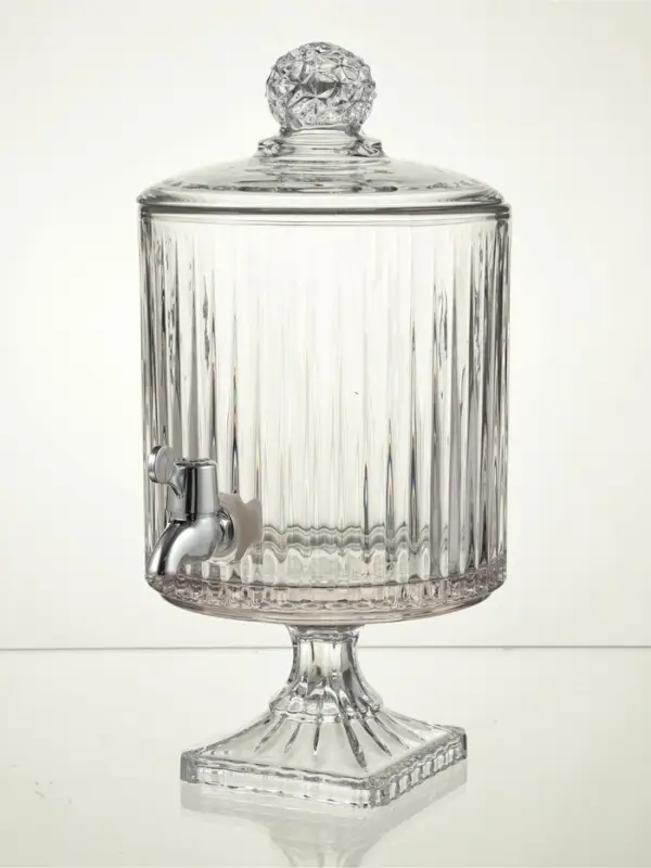 Диспенсер стеклянный на ножке "Элизиум" 20х39 см