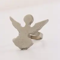 Кольцо для салфеток &laquo;Ангелочек&raquo;, 6.5&times;5&times;4 см, алюминий
