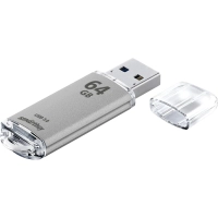 Флеш-память Smartbuy UFD 3.0/3.1 64GB V-Cut Silver (SB64GBVC-S3)