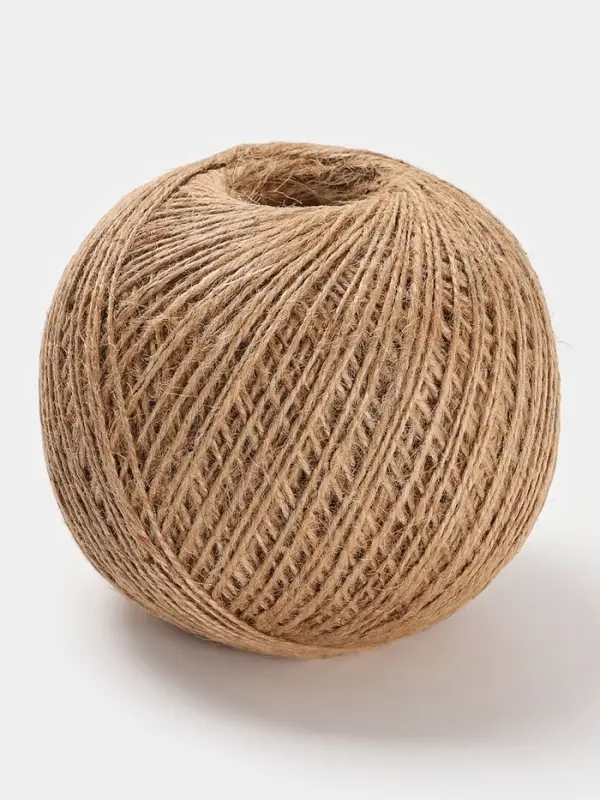 Шпагат джутовый Доляна, двухниточный, 1.12 ктекс, 500 м