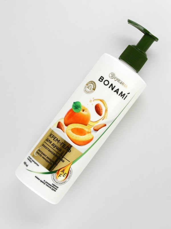 Крем-гель для душа "Марципан и абрикос", 400 мл