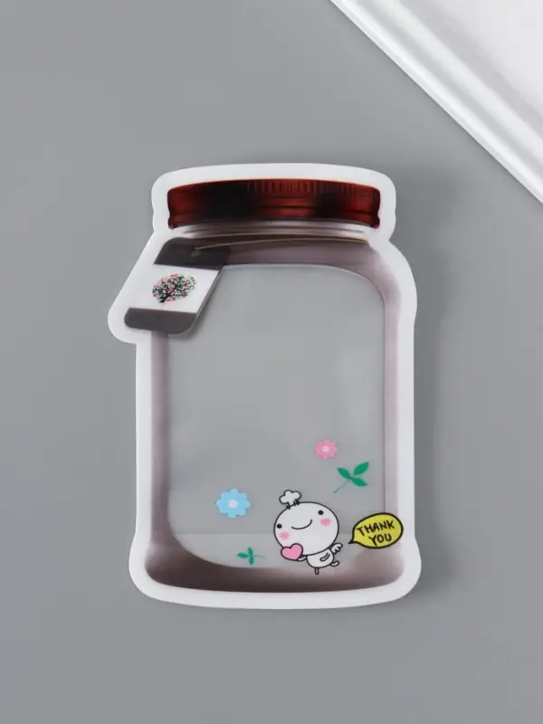 Пакет для хранения Пакет для хранения "Стеклянная банка с крышкой. Человечек", застёжка zip-lock 10,5х15+6,5 см 10886