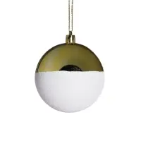 Ёлочные игрушки &laquo;Льдинки&raquo;, новогодние, набор 19 шт., бело-золотой