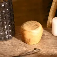 Стакан, 35 мл, 10×10×9 см, тиковое дерево