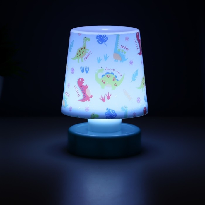 Ночник Ночник "Динозаврик" LED от батареек 3хААА 7,5х7,5х11 см RISALUX