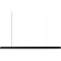 Светильник светодиодный линейный, подвесной, 40Вт, 4000К, IP40, чёрный