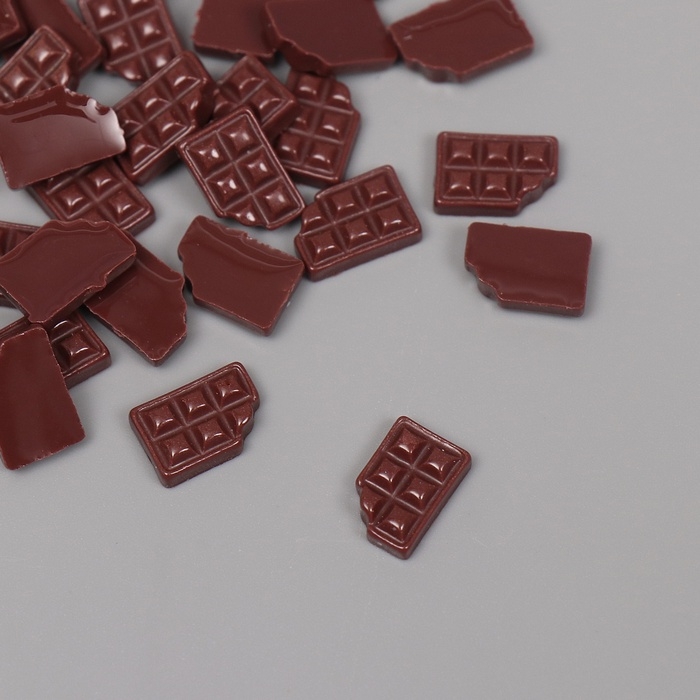 Декор для творчества акрил Декор для творчества акрил "Плитка шоколада" набор 60 шт 1,2х0,7 см