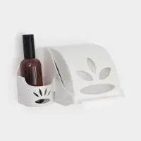 Держатель для туалетной бумаги и освежителя воздуха Альтернатива, пластик, 17.5&times;13&times;11.5 см, МИКС