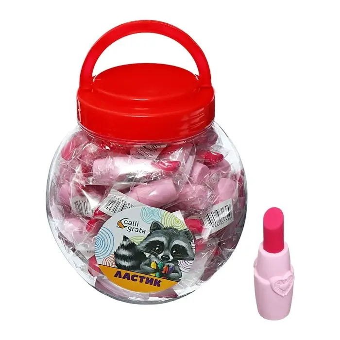 Ластик фигурный сборный Calligrata Ластик фигурный сборный Calligrata "Помада"