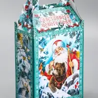Подарочная новогодняя коробка &laquo;Зимняя сказка&raquo;, для сладких подарков, 17.8&times;10&times;32.5 см