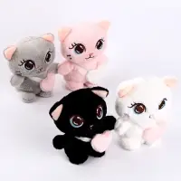Мягкая игрушка &laquo;Кот&raquo;, с сердцем, 11 см, цвет МИКС