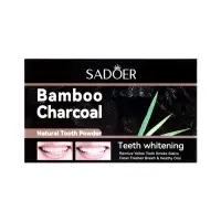Зубной порошок Sadoer с бамбуковым углём, 60 г