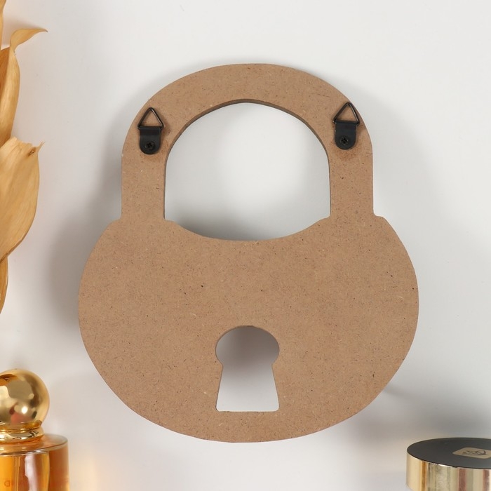 Крючки декоративные дерево "Замочек" 15х17х4 см