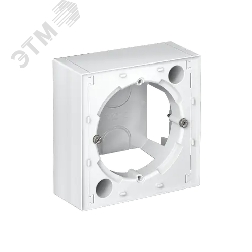 Коробка ATLASDESIGN для наружного монтажа белый