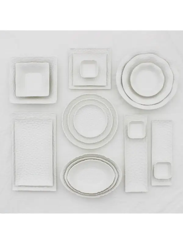 Блюдо сервировочное &laquo;Воздушность&raquo;, 30.5&times;17 см, керамика, белое