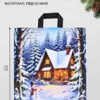 Пакет &laquo;Сказка&raquo;, полиэтиленовый с петлевой ручкой, 40&times;43 см, 60 мкм