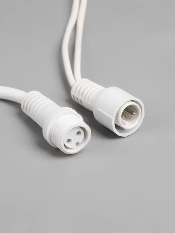 Гирлянда &laquo;Занавес&raquo; 2&times;6 м, IP65, УМС, белая нить каучук, 1000 LED, свечение тёплое белое, 220 В