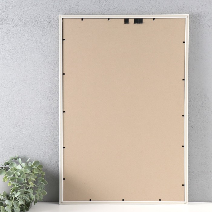 Фоторамка пластик Фоторамка пластик "Стиль бежевый" 40х60 см, бежевый