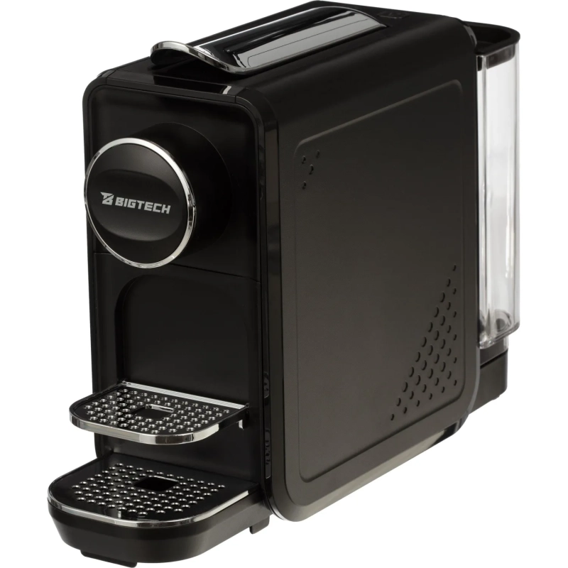 Кофемашина капсульная BigTech EСM303B, 0,7литра, 1400 Вт, черная