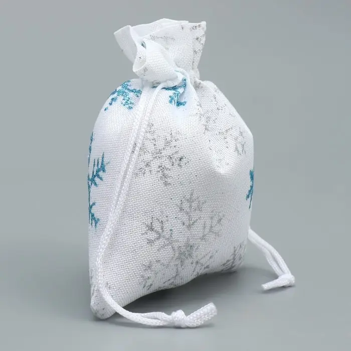 Мешочек подарочный холща «С Новым Годом», 10 х 12 см +/- 1.5 см Мешочек подарочный холща «С Новым Годом», 10 х 12 см +/- 1.5 см